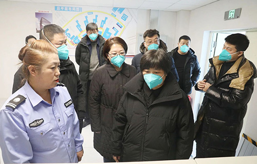 长春市卫健委领导来十三水游戏网开展节前安全生产检查